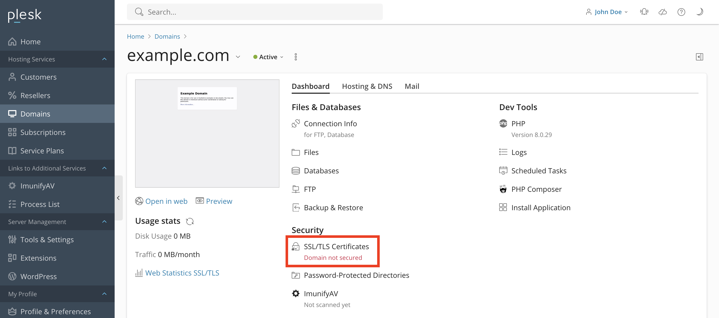 SSL/TLS Certificates