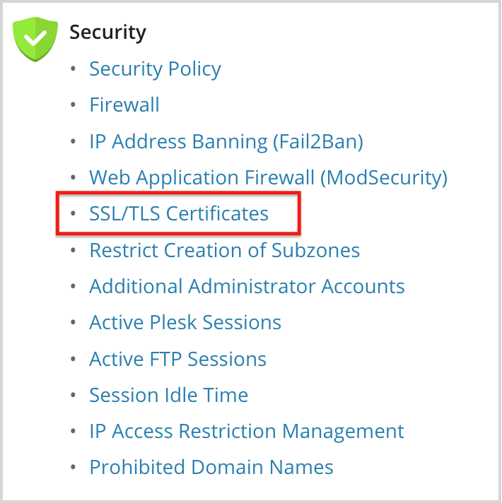 How to secure Plesk mail server with an SSL certificate (Let's Encrypt ...